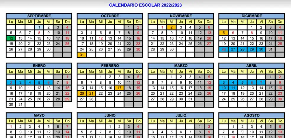 Calendario Escolar Cantabrian Peoplefinders Vrogue Co